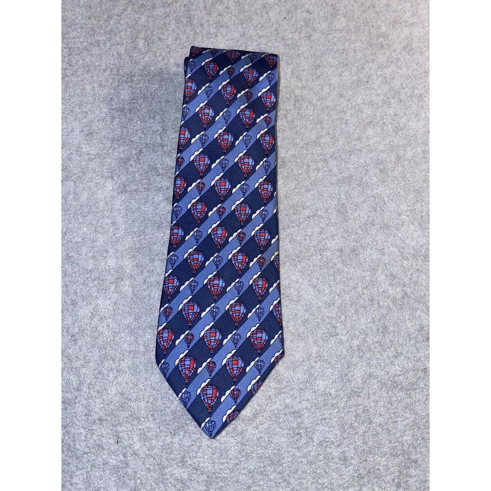 Herme's Paris Made in France Print‎ #7233 UA  100% pure silk neck tie